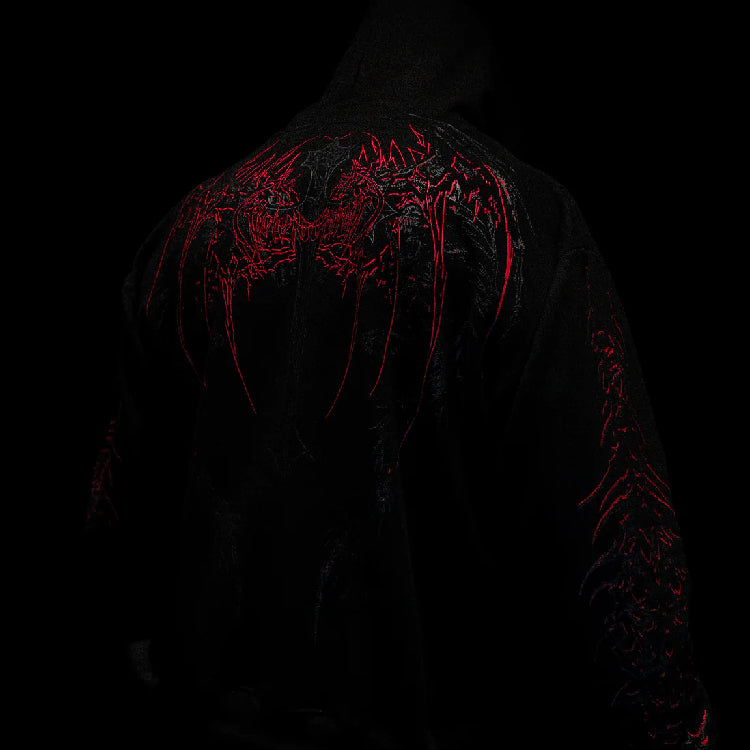 Dragon Soul Oversized Pullover Hoodie [INFERNO]